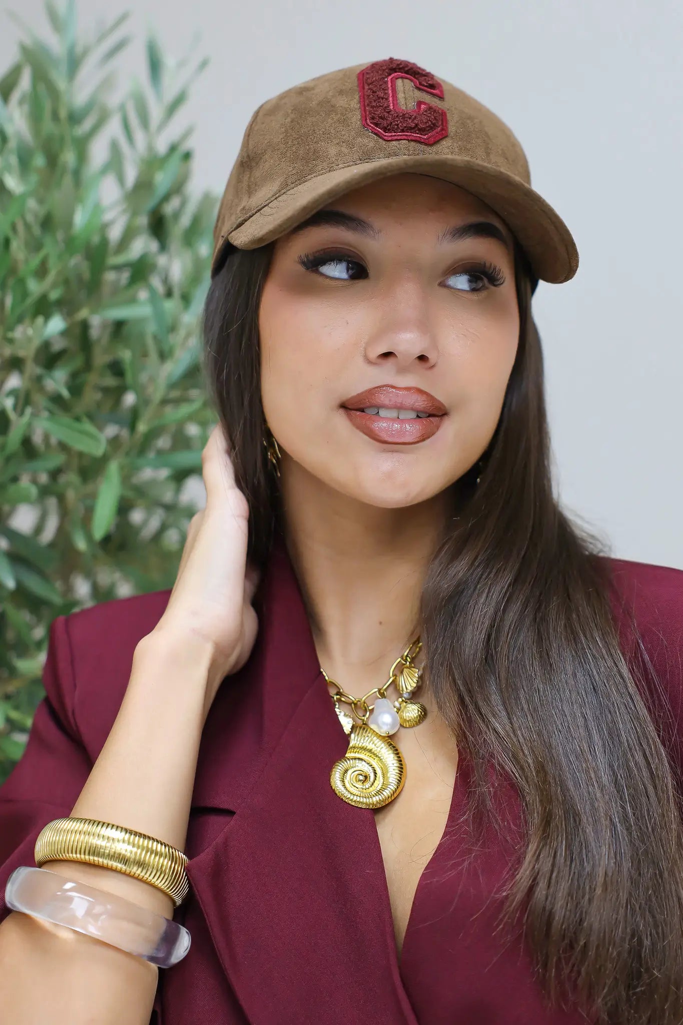 Pet C Suède Donker Bruin