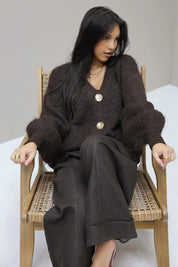 Vest Oversized Bruin