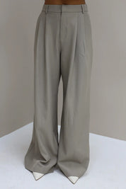 Pantalon Wide Fit Taupe