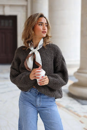 Sjaal Motief Paard Beige