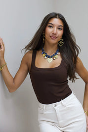 Bodysuit Donker Bruin