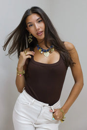 Bodysuit Donker Bruin