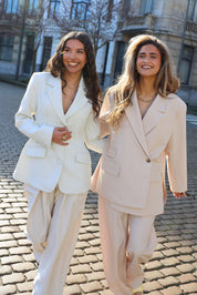 Pantalon Ballon Fit + Naad Beige