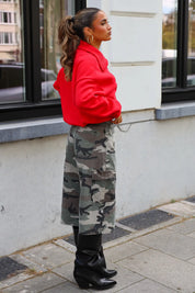 Cargo Camouflage Bermuda Khaki