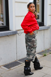 Sweater Ballon Fit Rood