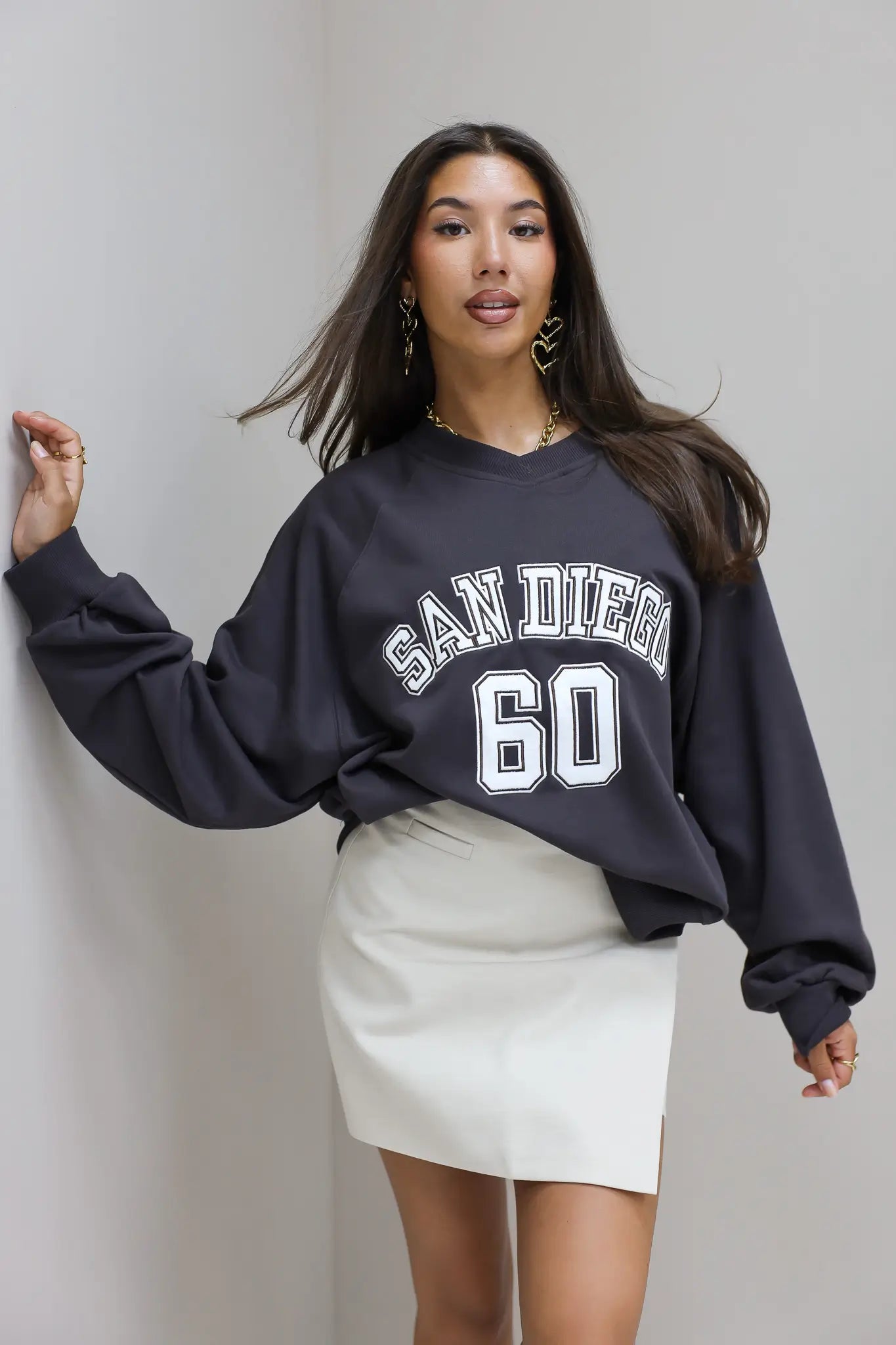 San Diego Sweater Grijs