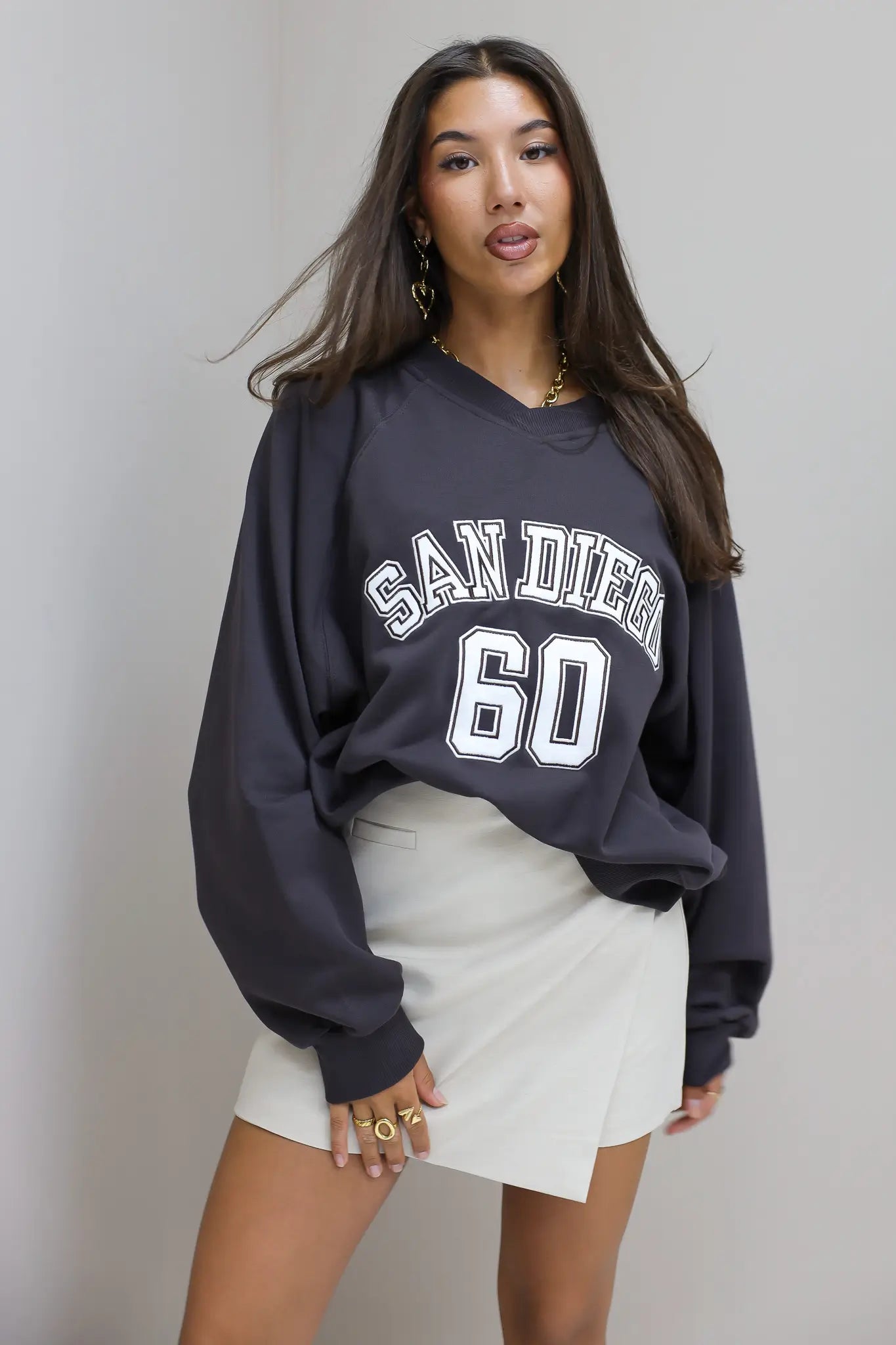 San Diego Sweater Grijs