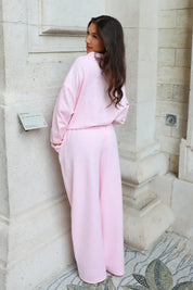 Sweater Rits Le Jardin Roze