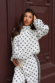 Vest Polka Dot Wit