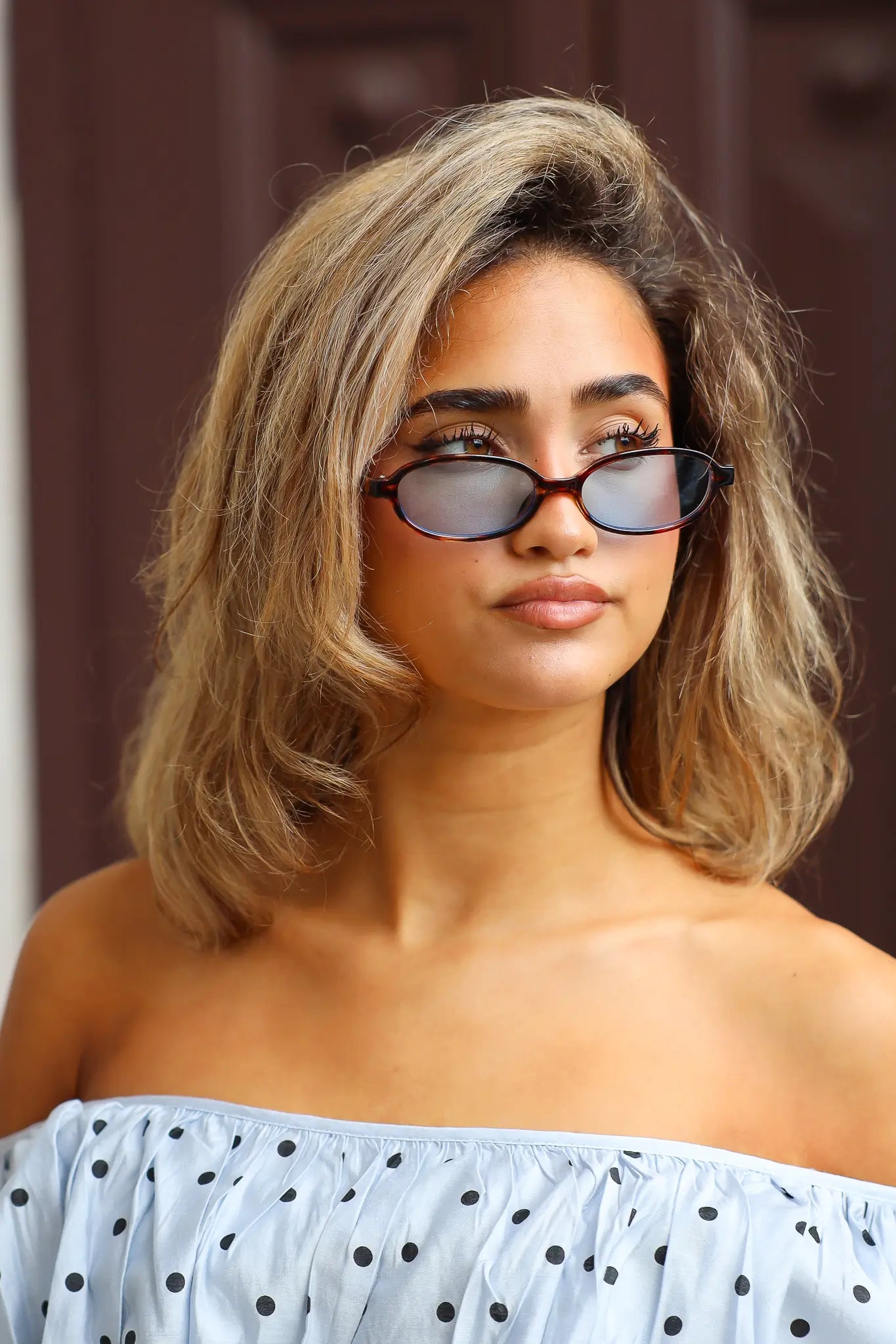 Zonnebril Lynn Bruin