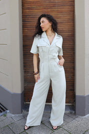 Jumpsuit Casual Beige