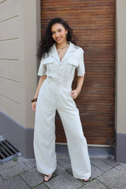 Jumpsuit Casual Beige