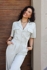 Jumpsuit Casual Beige