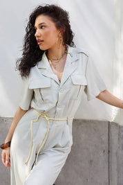 Jumpsuit Casual Beige