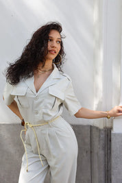 Jumpsuit Casual Beige