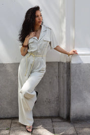 Jumpsuit Casual Beige