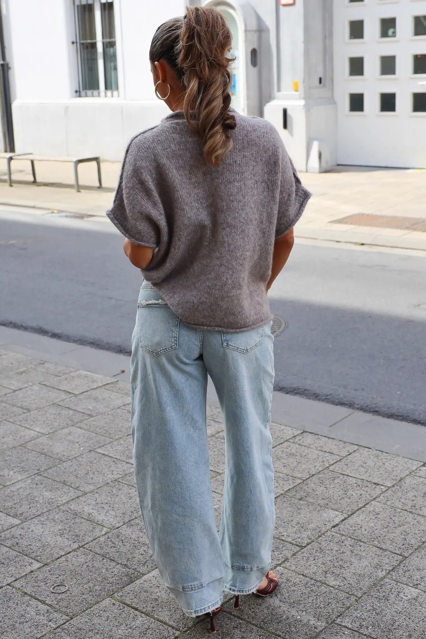 Baggy Ballon Fit Mid Waist Jeans 3968