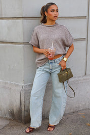 Baggy Ballon Fit Mid Waist Jeans 3968
