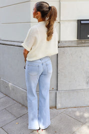 Wide Leg Low Waist Jeans 174
