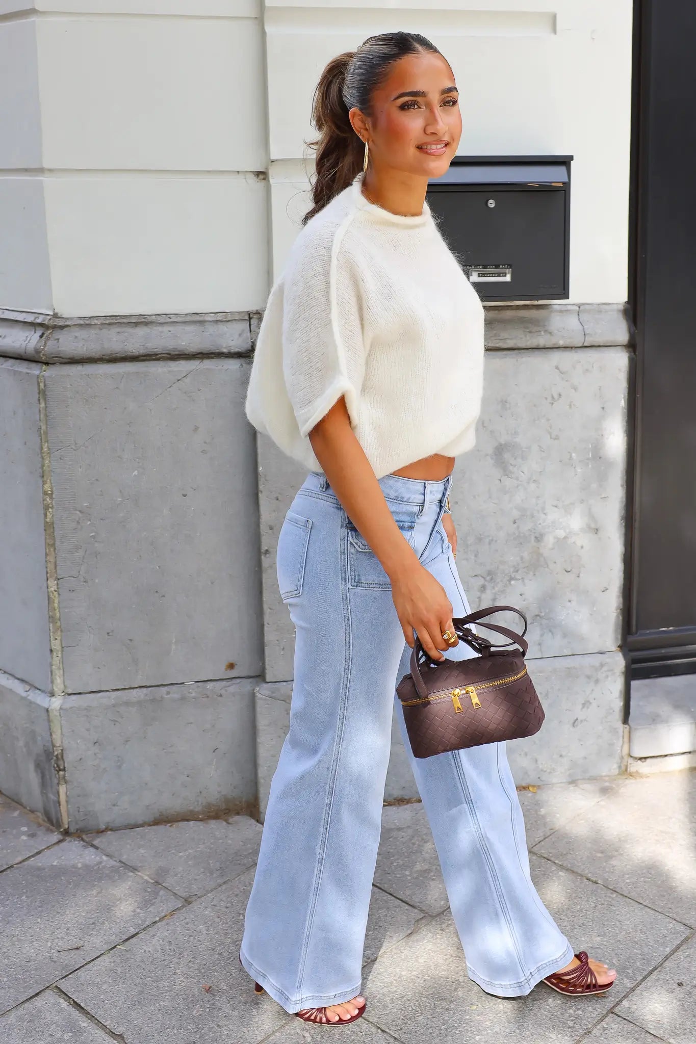 Wide Leg Low Waist Jeans 174