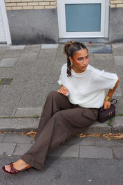 Cargo Pantalon Donker Bruin