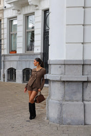 Short High Waist Bruin