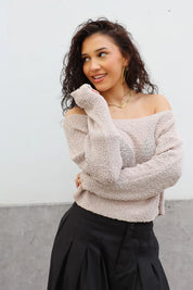 Trui Cropped Fit Taupe