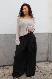 Trui Cropped Fit Taupe