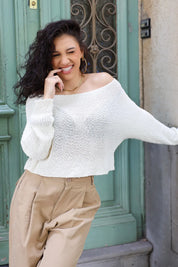 Trui Cropped Fit Beige
