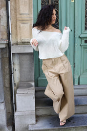 Trui Cropped Fit Beige