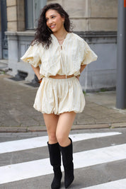Ballon Skort Ruit Geel