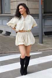 Ballon Skort Ruit Geel