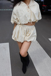 Ballon Skort Ruit Geel