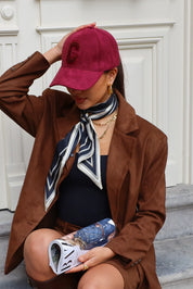 Pet C Suède Bordeaux