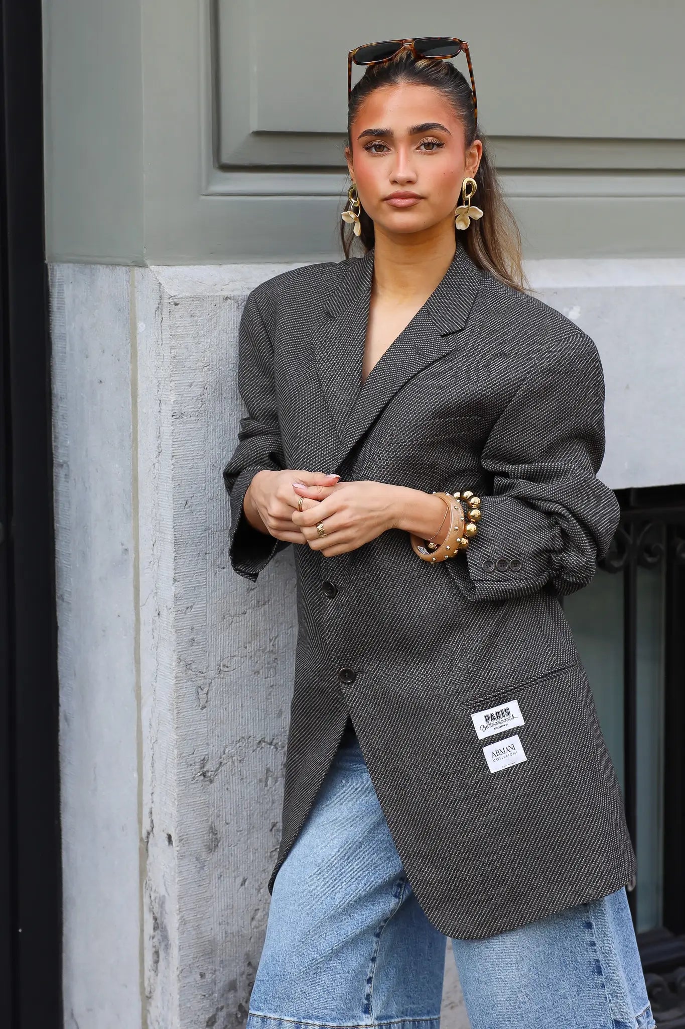 Atelier Series Reworked Designer Blazer Grijs