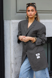 Atelier Series Reworked Designer Blazer Grijs