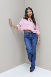 Extra Tall Flare Stretch Jeans Blauw 3229