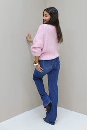 Extra Tall Flare Stretch Jeans Blauw 3229