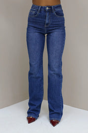 Extra Tall Flare Stretch Jeans Blauw 3229