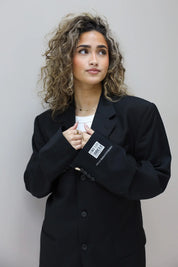 Atelier Series Reworked Designer Blazer Zwart