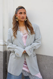 Atelier Series Reworked Designer Blazer Licht Grijs