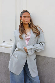 Atelier Series Reworked Designer Blazer Licht Grijs