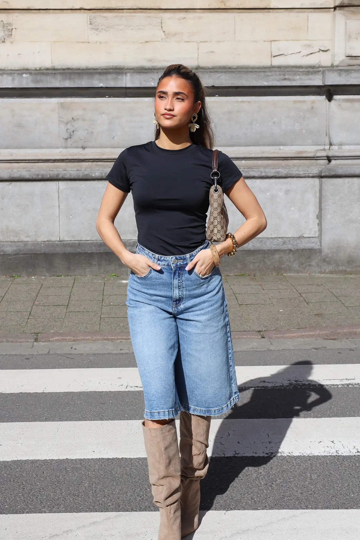 T-Shirt Soft Seamless Zwart