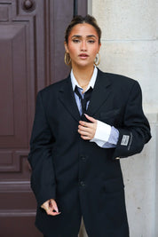 Atelier Series Reworked Designer Blazer Zwart