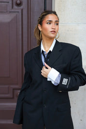 Atelier Series Reworked Designer Blazer Zwart