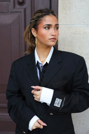 Atelier Series Reworked Designer Blazer Zwart