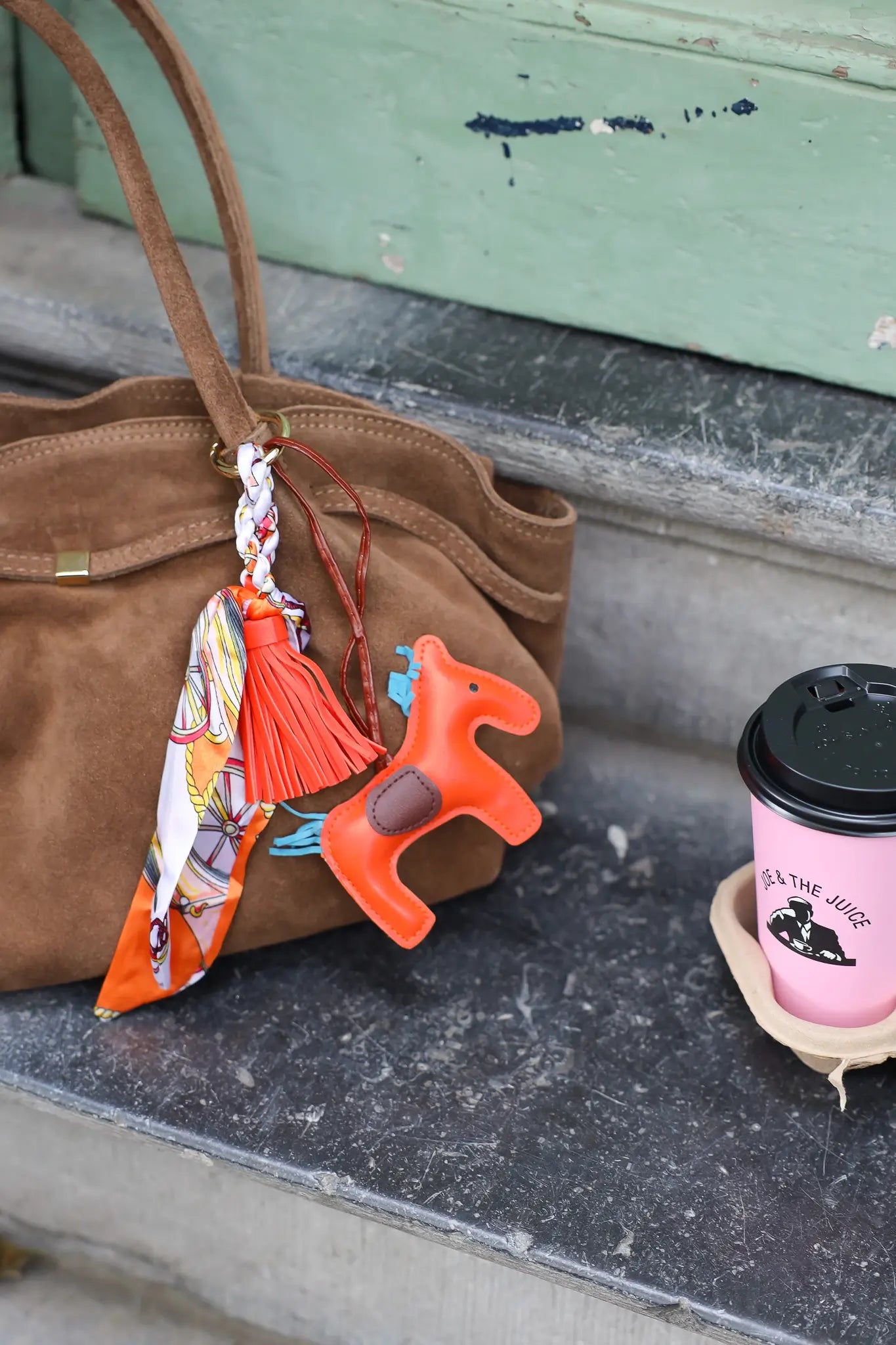 Sleutelhanger Paardje Sjaal Oranje