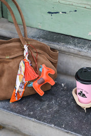 Sleutelhanger Paardje Sjaal Oranje