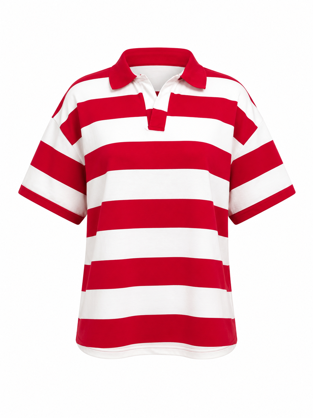 Polo Gestreept Rood