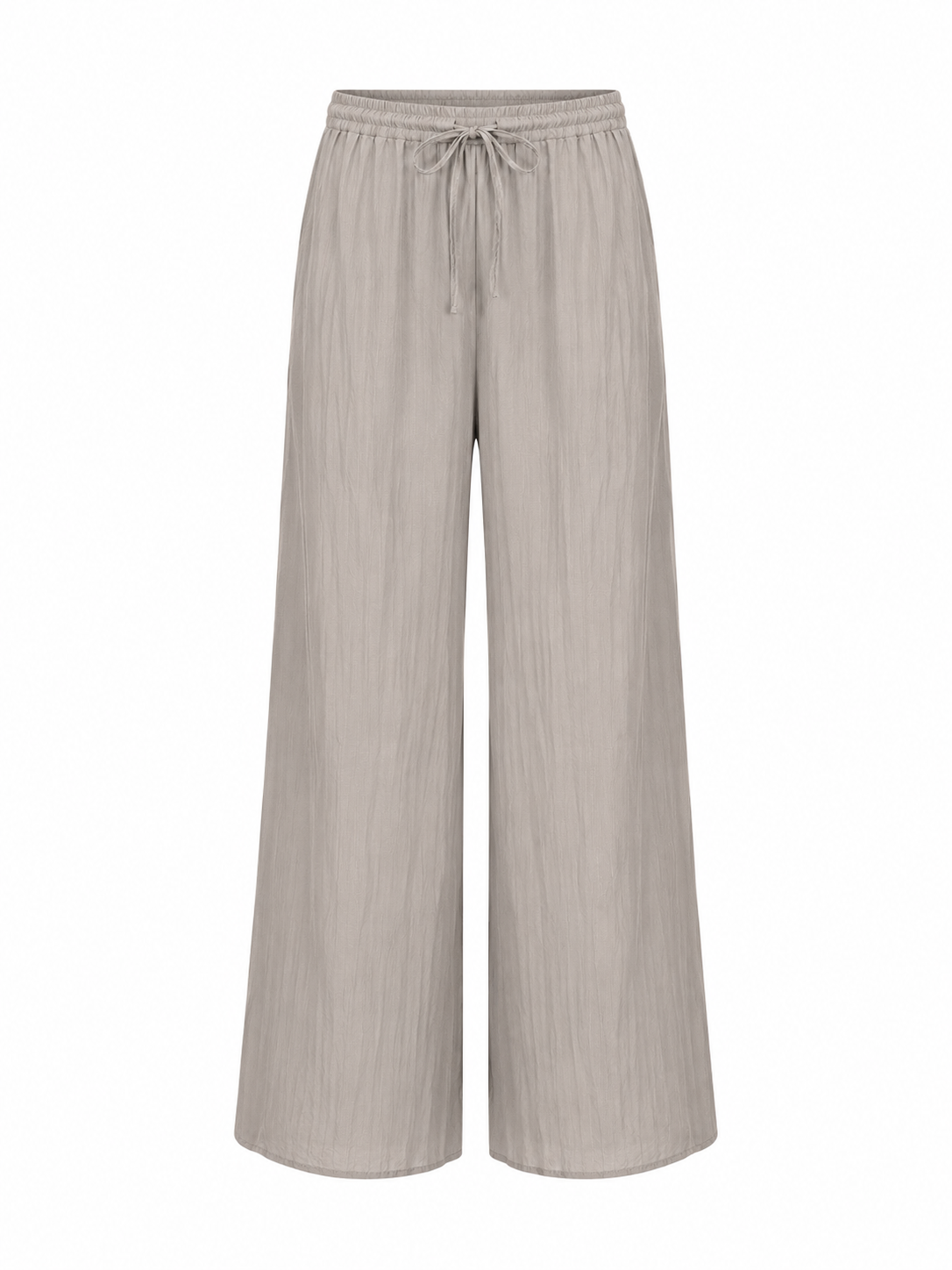 Soepel Vallende Broek Taupe